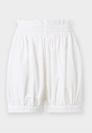 Norma Kamali PEASANT PUFF - Kratke hlače - snow white