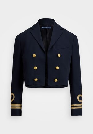 Polo Ralph Lauren DOUBLE BREASTED CROPPED WOOL JACKET - Blazer - navy