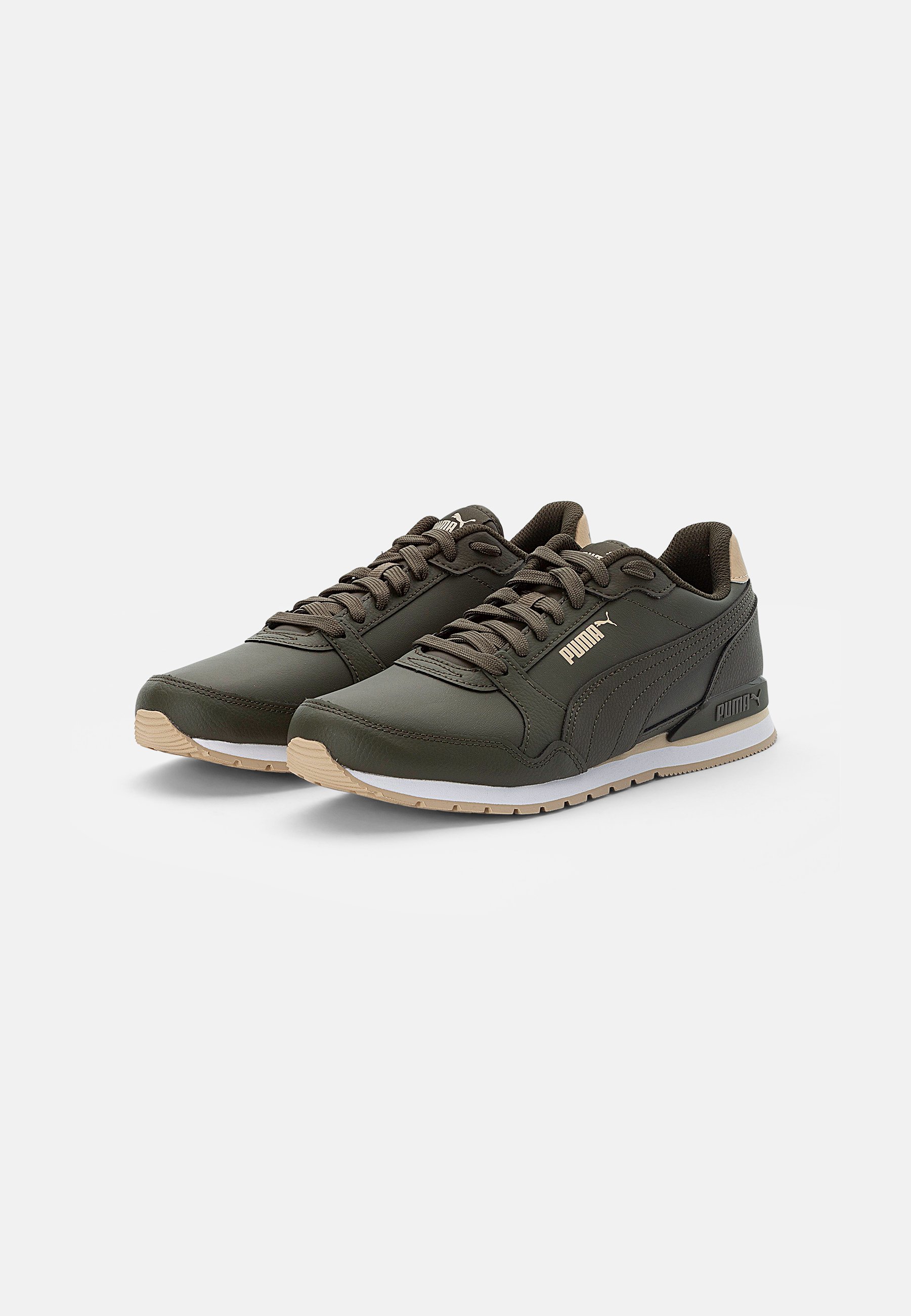 khaki trainers puma