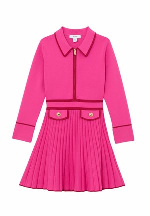 Haljina s naramenicama - bright pink