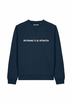 PRETENDING EMBROIDERY SUPERHEAVY - Felpa - dark blue