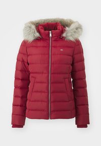 HOODED - Bunda z prachového peří - regatta red