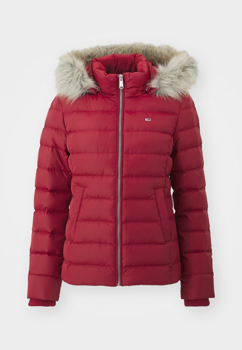 Tommy Jeans Gewatteerde jas rood Tommy Jeans Gewatteerde jas rood