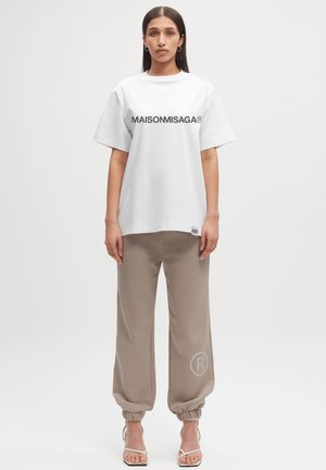 T-shirt print - biały