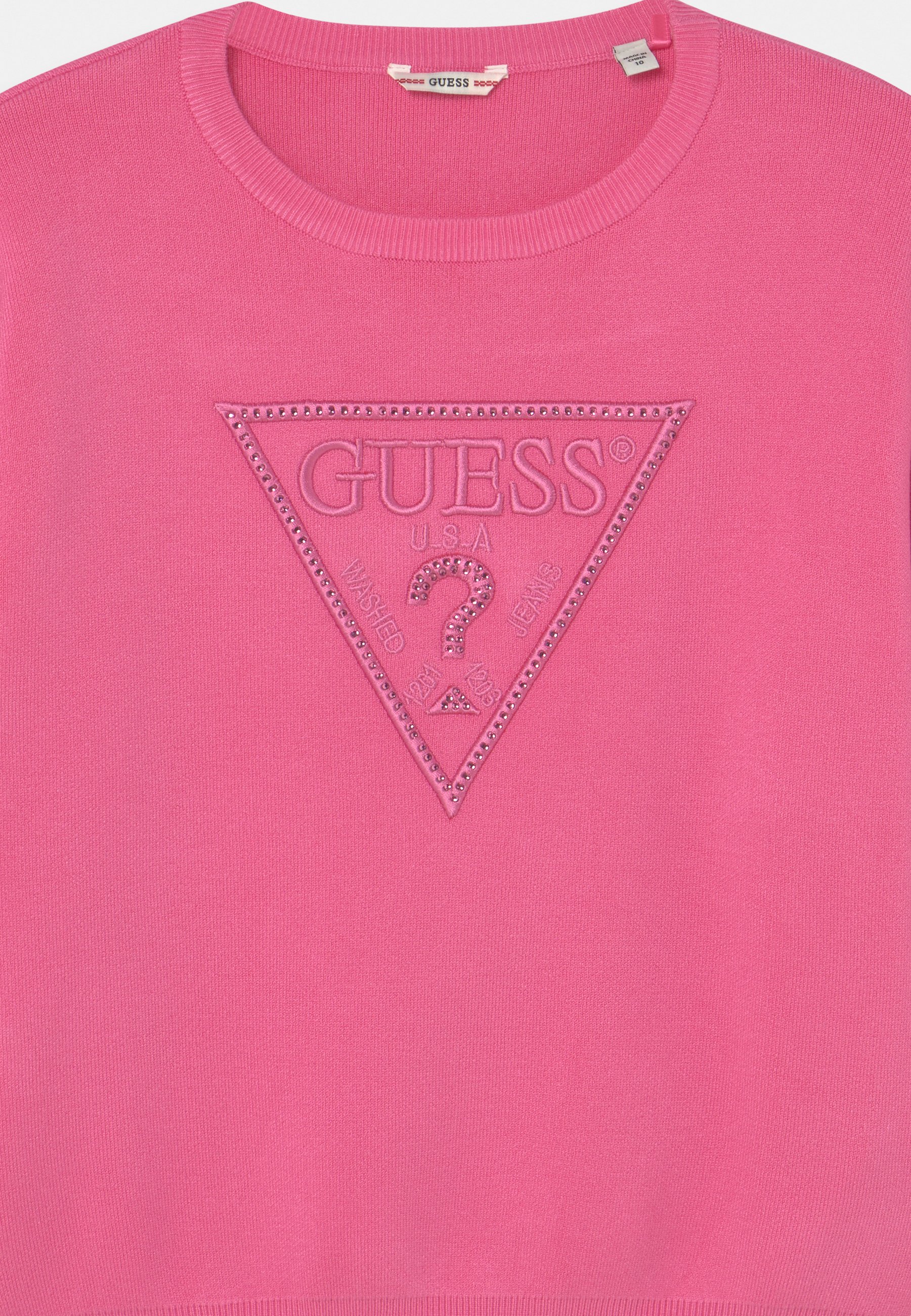 Guess JUNIOR MINI ME - Trui - rose/donkerroze - Zalando.nl