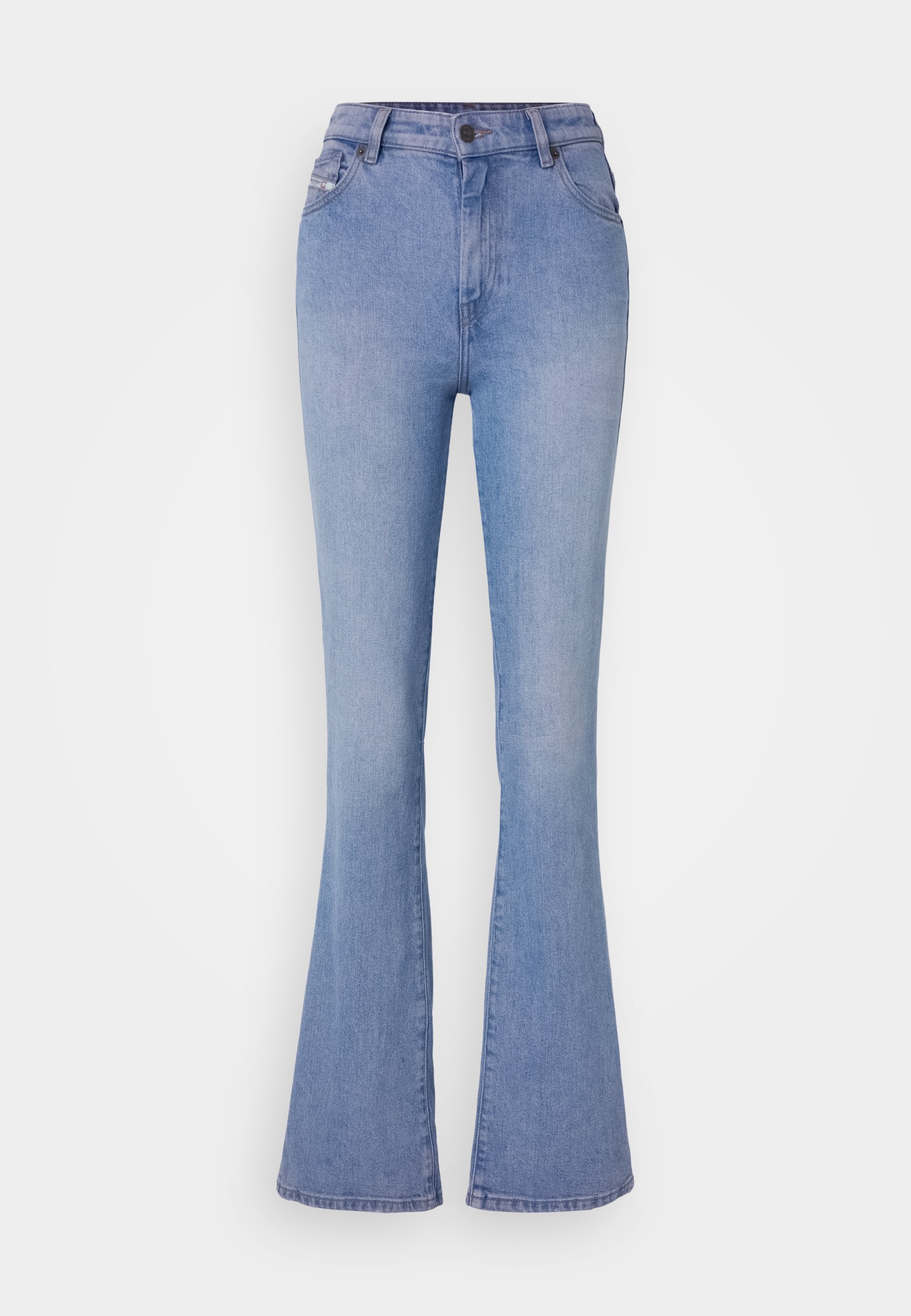 Diesel 2003 D-ESCRIPTION-SP - Flared Jeans - light blue/pink