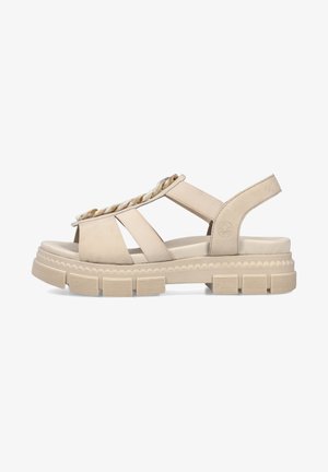 Rieker Plateaupumps - beige