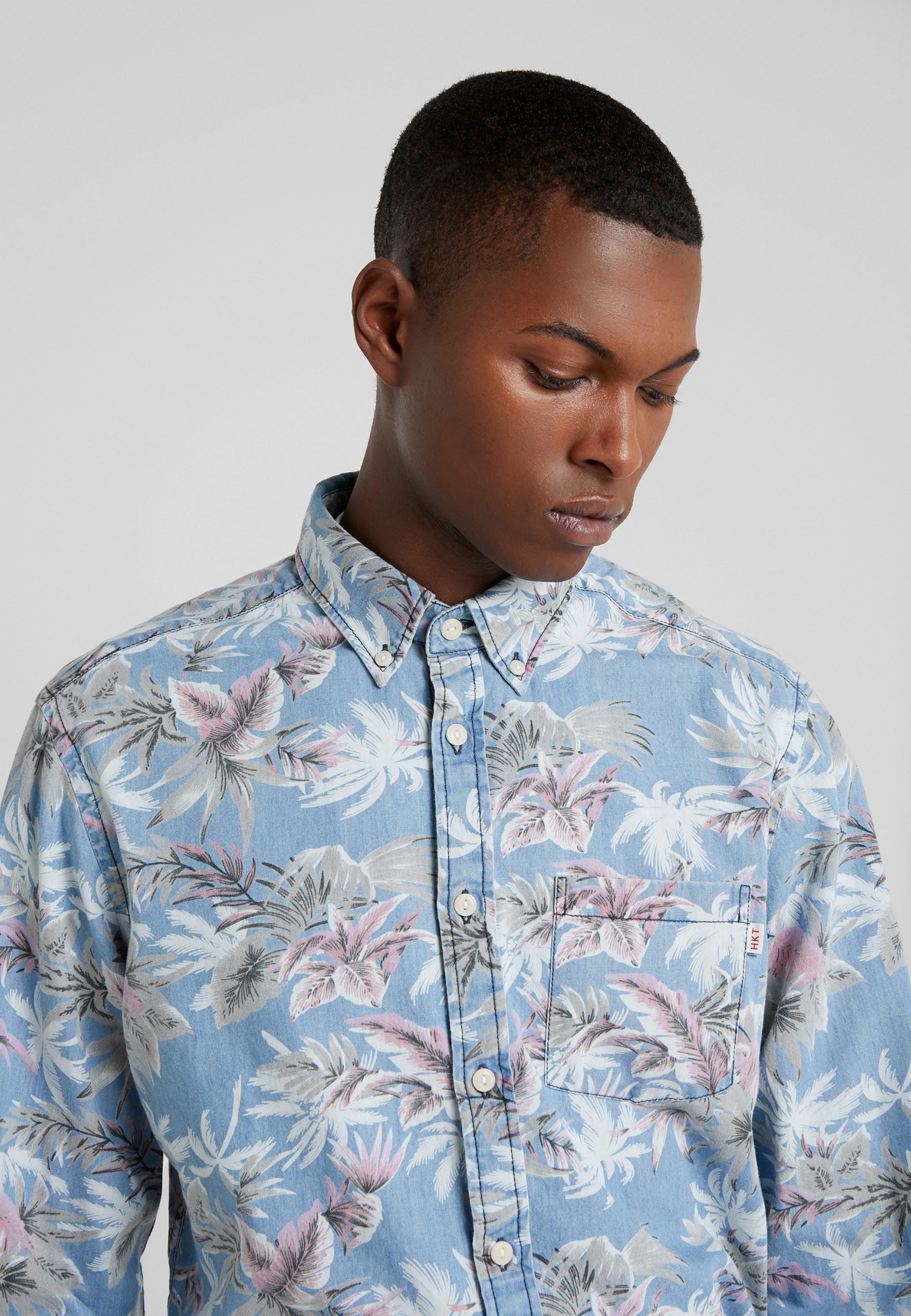 HKT by Hackett CHAM PALM TREE Skjorte chambray Zalando.no HKT by Hackett CHAM PALM TREE - Skjorte - chambray