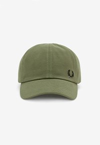 Berretto Fred Perry In Lana Merino A Costine, Blu Navy/bianco Neve, Taglia Unica, Nuovo - Foto 3