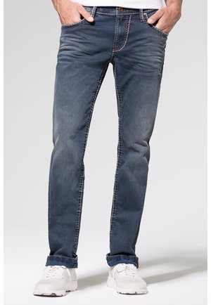 VINTAGE-WASCHUNG UND BREITEN NÄHTEN - Straight leg jeans - old blue used