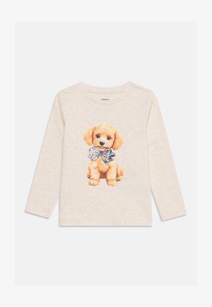 Name it, NMFNISSO BOX - T-shirt à manches longues - peyote melange