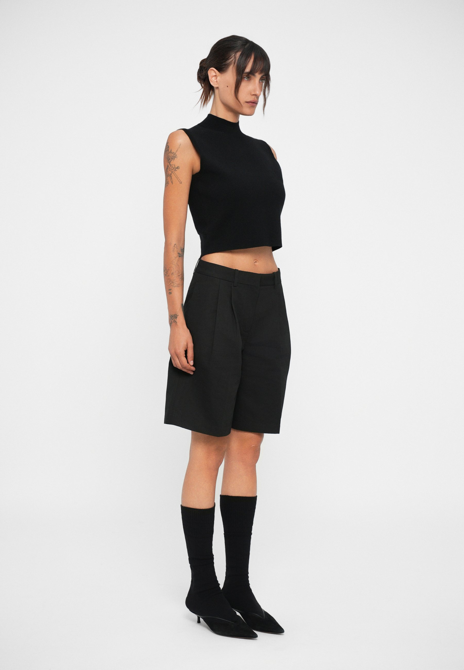 440ME SLEEVELESS TURTLENECK - Top - black - Zalando.ie