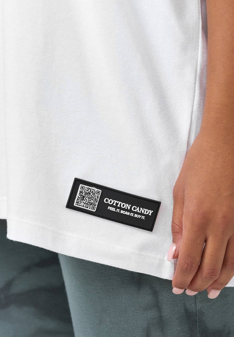 Damen T-Shirts | Cotton Candy T-Shirt basic white/weiß - SH20535 Damen T-Shirts | Cotton Candy T-Shirt basic white/weiß - SH20535