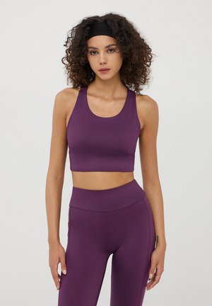 Terranova CON SPALLINE INCROCIATE - Bustino - viola scuro