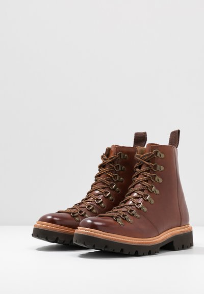 Grenson NANETTE - Botas de tornozelo com plataforma - tan