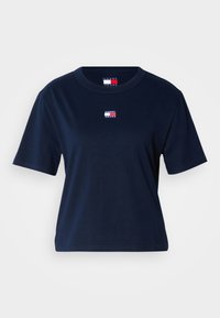 BADGE TEE - Pamata T-krekls - dark night navy