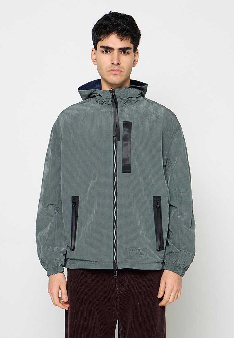 Armani Exchange Lichte jas blauwgrijs Armani Exchange Lichte jas blauwgrijs