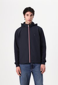Tommy Hilfiger - MIX MEDIA HARRINGTON - Chaqueta fina - desert sky Imagen en miniatura 1