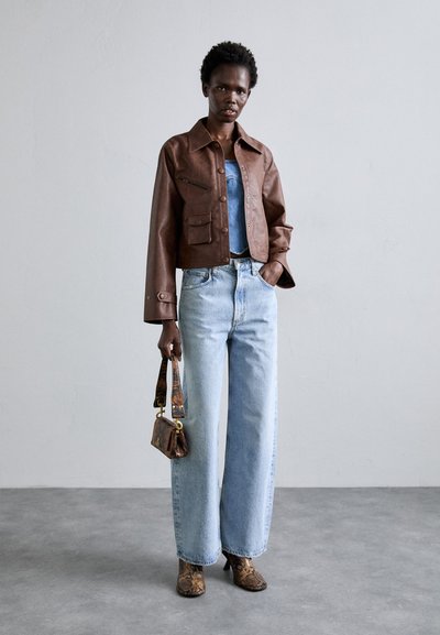 Agolde LOW CURVE - Wide Leg - light-blue denim