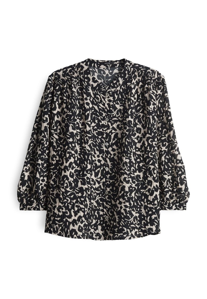 Opus Overhemdblouse zwart