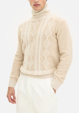 SCOTT ROLLNECK - Pullover - soft beige