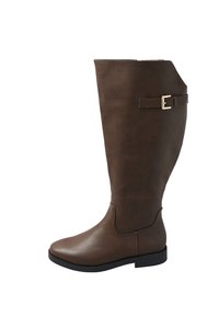 WIDE FIT KNEE HIGH  - Saappaat - brown