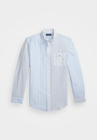 CUSTOM FIT PLAID OXFORD SHIRT - Button down-skjorte - light blue