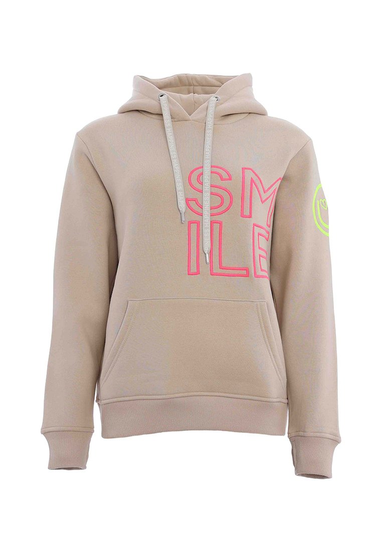 zwillingsherz Hoodie beige