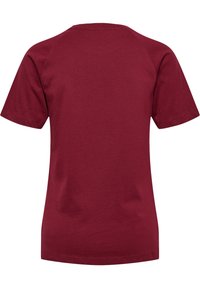 Hummel HMLNONI 2 0 - T-shirt print - cabernet