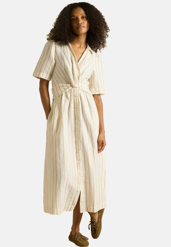 REGULAR FIT - MARINA KNOT FRONT - Blusenkleid