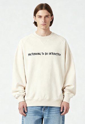 PRETENDING EMBROIDERY SUPERHEAVY - Sweatshirt - off white