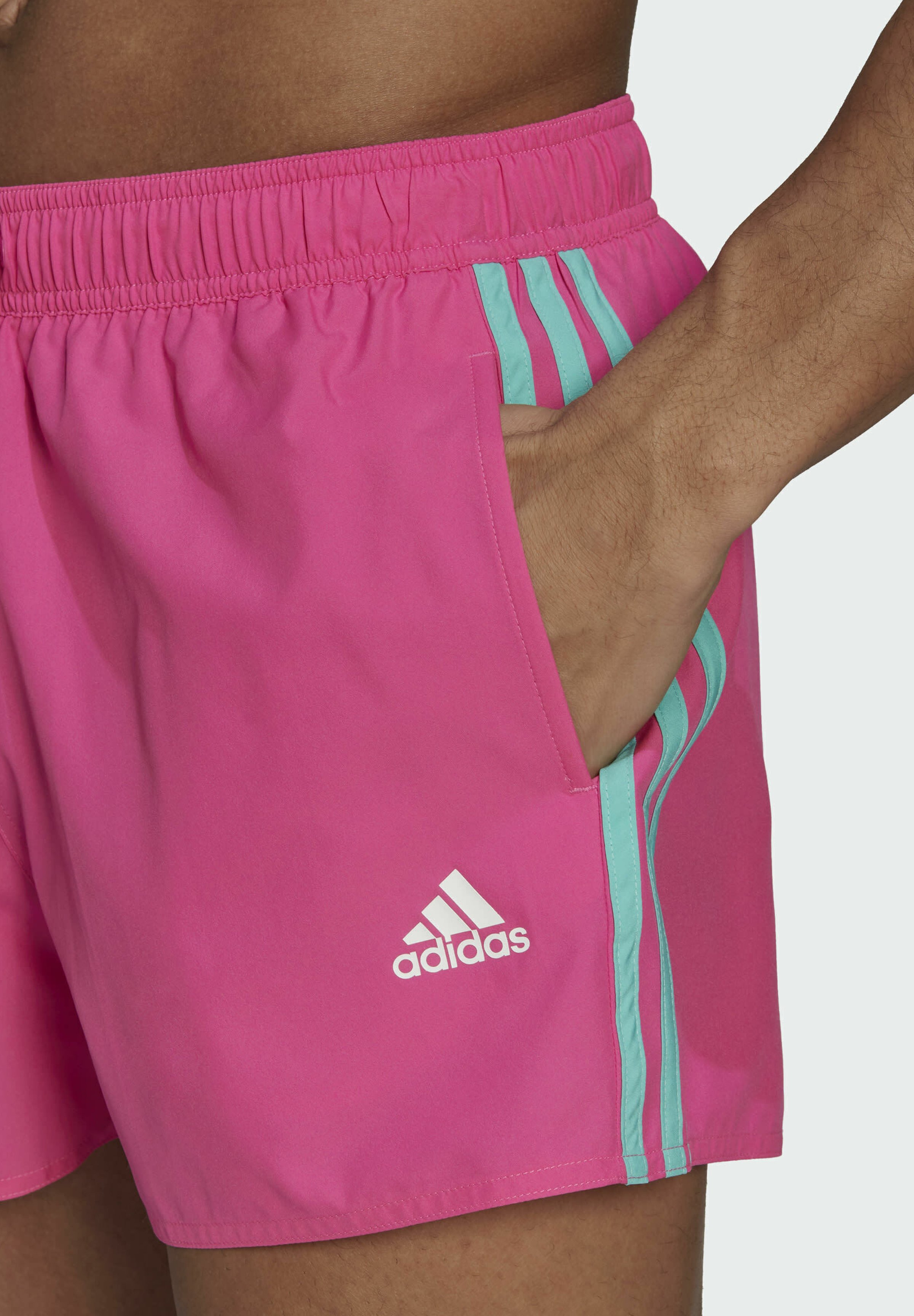 adidas Performance CLASSIC 3-STREIFEN BADESHORTS - Badeshorts - pink -  Zalando.de