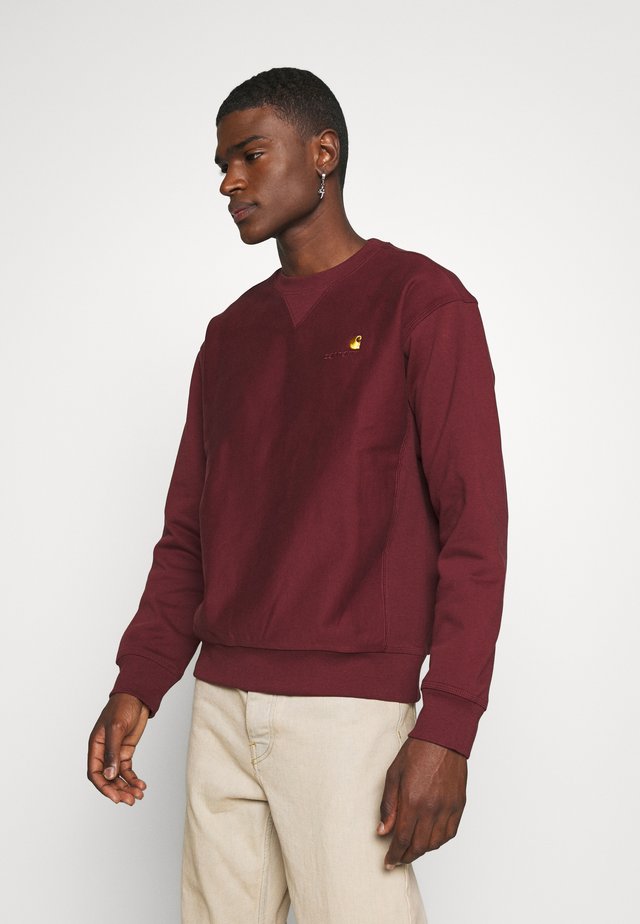 AMERICAN SCRIPT - Sweatshirt - bordeaux