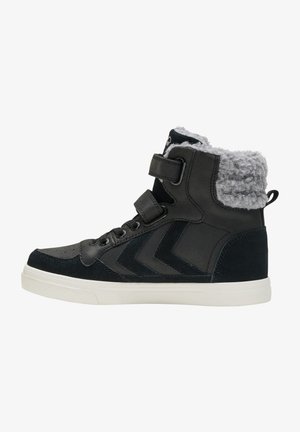 High-top trainers - black
