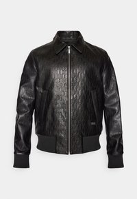 BLOUSON - Casaco de couro - black