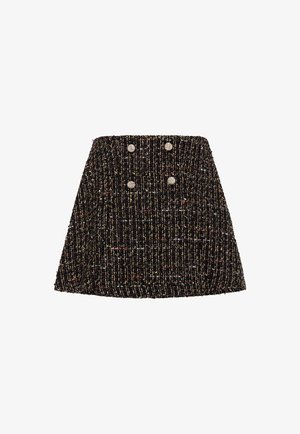 faina, Jupe trapèze - black gold