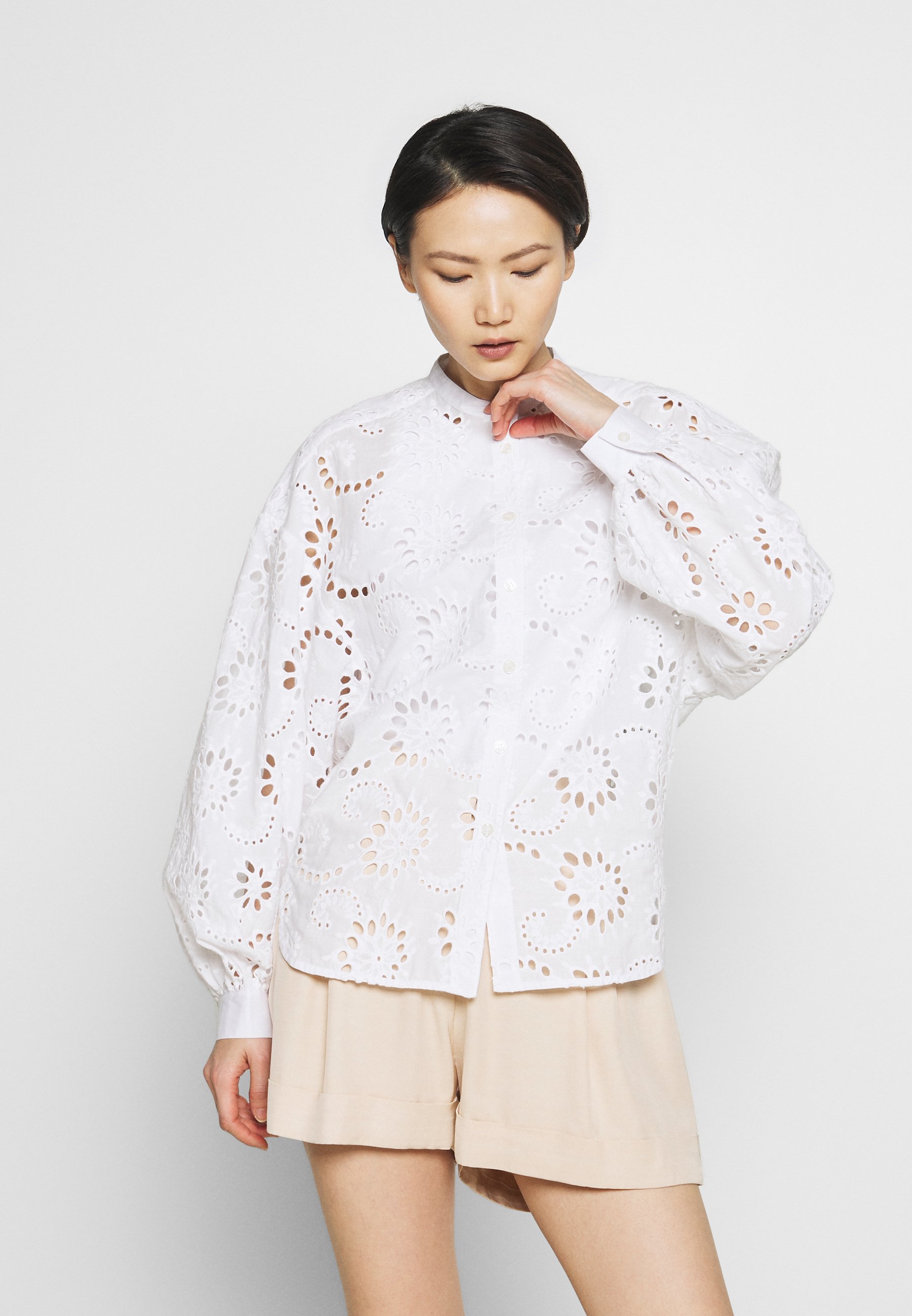 Yellow TOP MED PRINT By Malene Birger Bluser Yellow TOP MED PRINT By Malene Birger Bluser