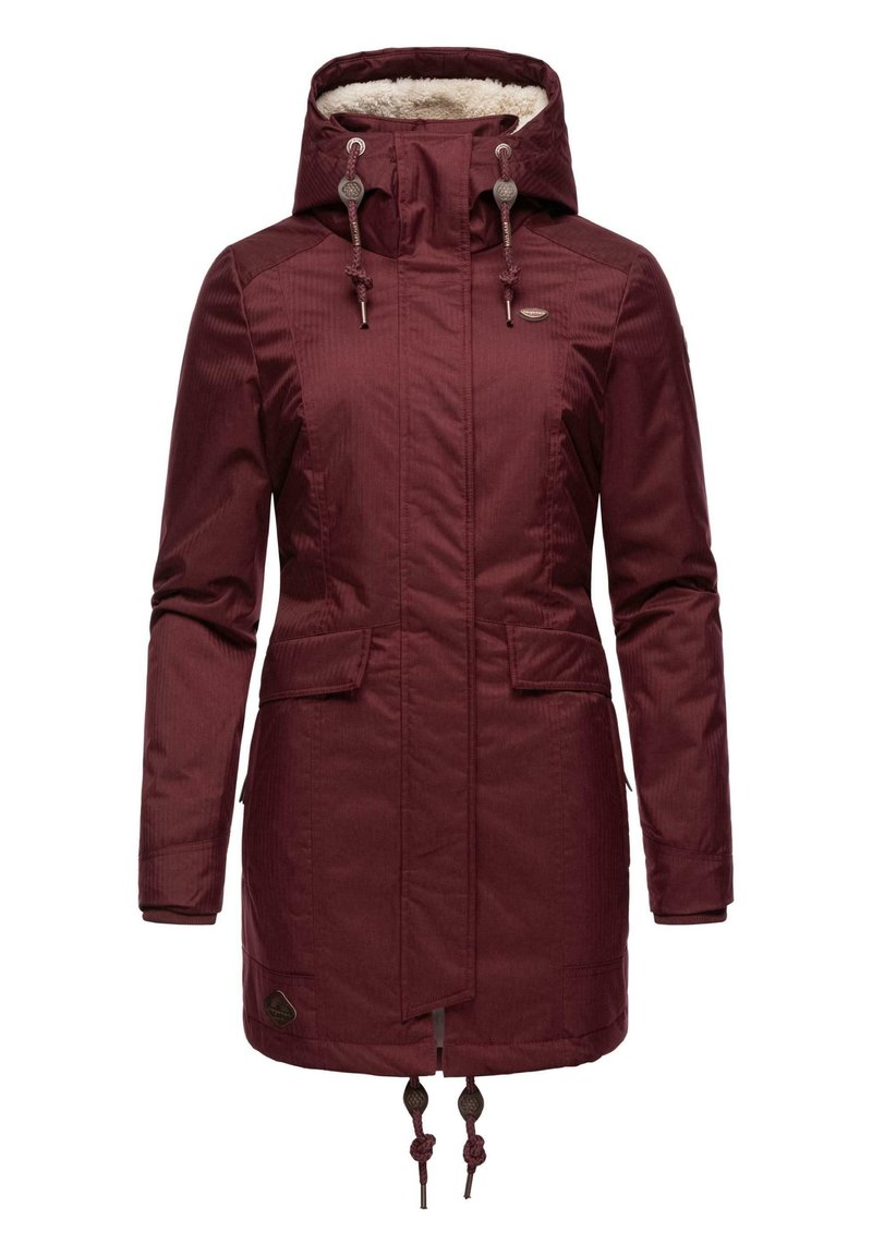 Ragwear TUNNED - Zimski kaput - wine red