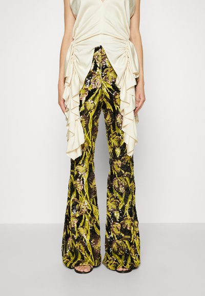 AKNVAS EXCLUSIVE LENNON BEADED PANT - Nadrágok - ink citrine
