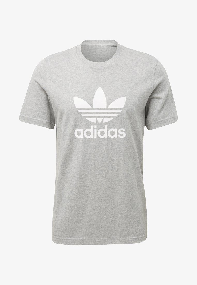 adidas Originals TREFOIL UNISEX - Apdrukāts T-krekls - medium grey heather