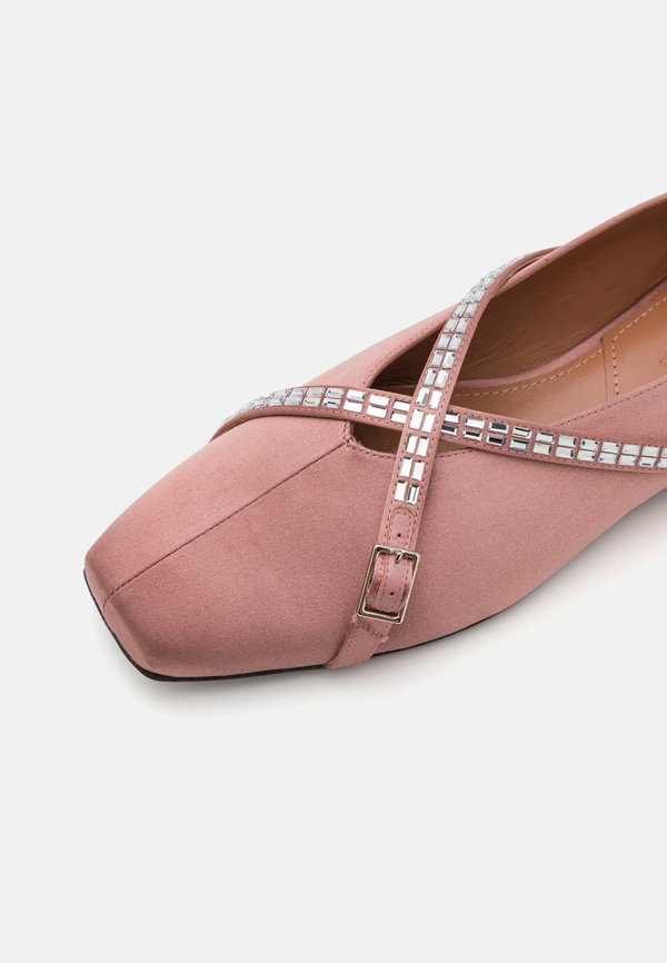 CARA BALLET FLATS - Ankle strap ballet pumps - rose city3