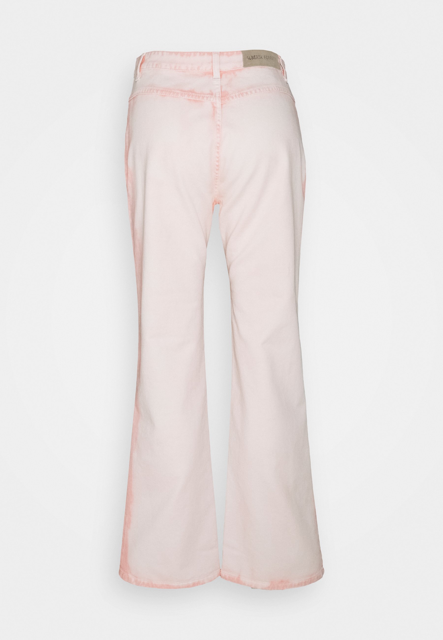pink bootcut pants