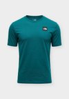 MONTE TEE GRAPHIC - T-shirt de sport - pacific teal