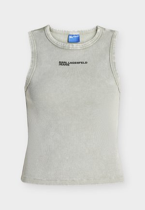 Karl Lagerfeld Jeans, WASHED TANK TOP - Top - tea