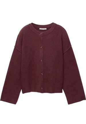 PULL&BEAR Kardigan - dark red