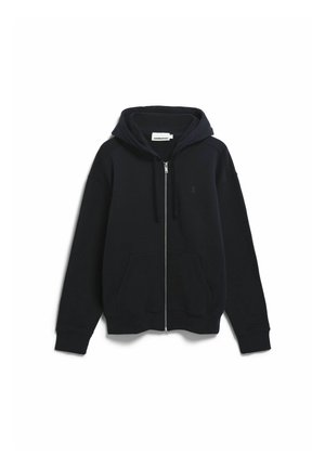 ARMEDANGELS, ICONIC Å SAROMIAAN - Zip-up sweatshirt - black