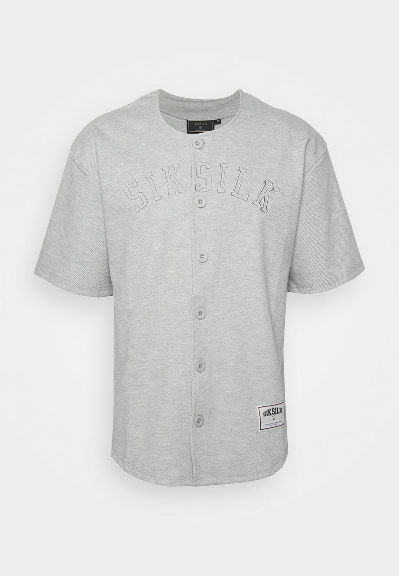 Herren Freizeithemden | SIKSILK RETRO ELITE BASEBALL Hemd mottle grey/grau-meliert - BW73660 Herren Freizeithemden | SIKSILK RETRO ELITE BASEBALL Hemd mottle grey/grau-meliert - BW73660