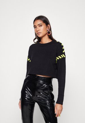 NMDONNA O-NECK - Jumper - black