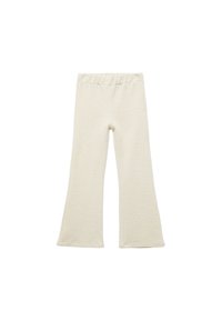 Harmaat vyötäröstä levenevät leggingsit, jotka on valmistettu teksturoidusta kankaasta. Hieman yksinkertainen malli, eikä näkyviä kuvioita tai koristeita.