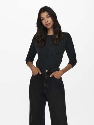 ONLRICA LIFE NOOS - Jumper - black melange